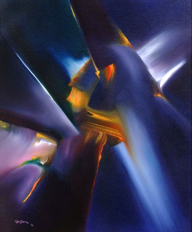 Huile sur toile 65 X 54
