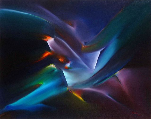 Huile sur toile, 73 x 92