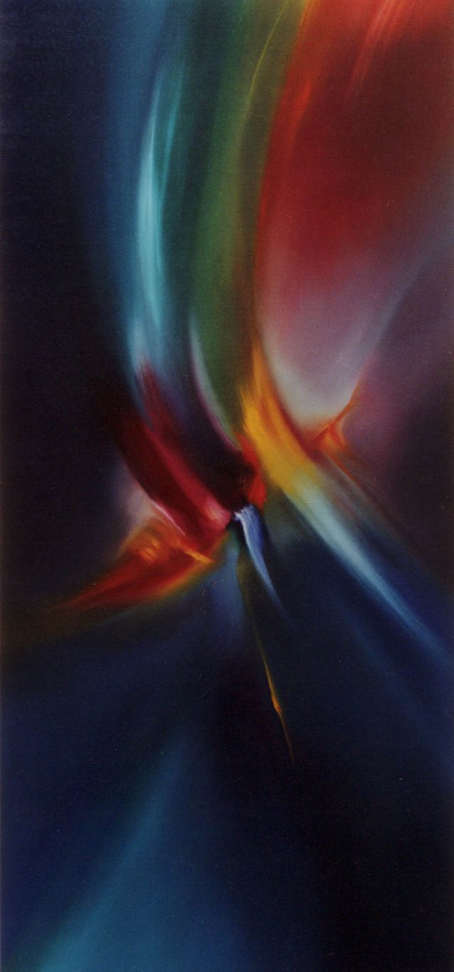 Huile sur bois 122 x 62
